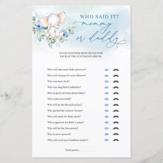 Populär Mamma av dammig i blått blommigt eller pap (Framsida)