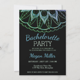 Popular Mandala Bachelorette Party-inbjudan Inbjudningar