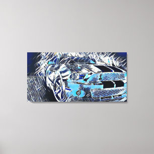 Popular Mustang Abstrakt Acrylic Medium Paint Canvastryck