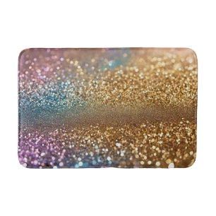 Populär opal Holografisk samling i Glitter Badrumsmatta