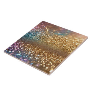Populär opal Holografisk samling i Glitter Kakelplatta