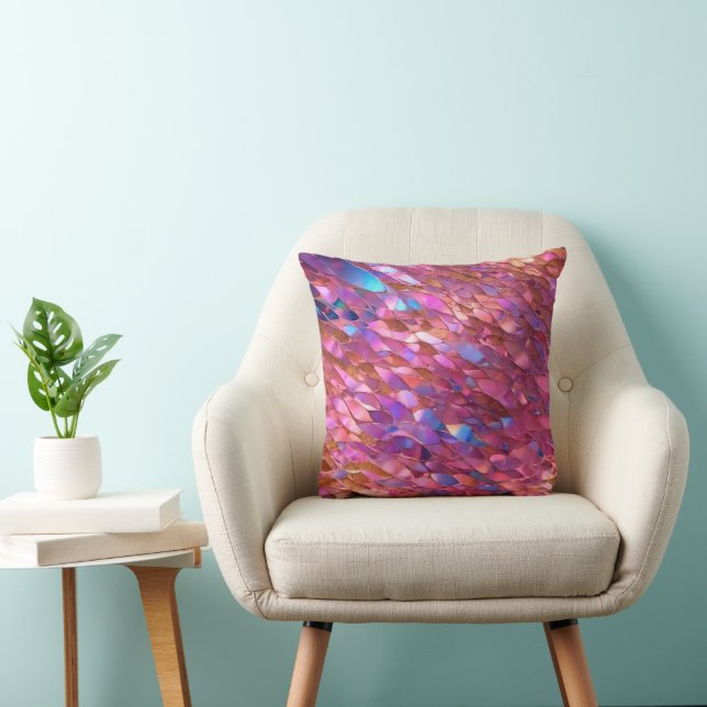 Populär opal Holografisk samling i glitter Kudde (Stol)