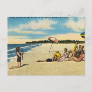 Popular Roligt, Ana Maria Island, Florida Vykort