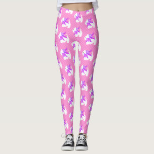 Populär Rosa av färskvitvällning för Hund av ljus Leggings