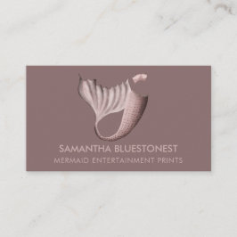 Populär rosa stjärt bustier kostym sjöjungfru visitkort