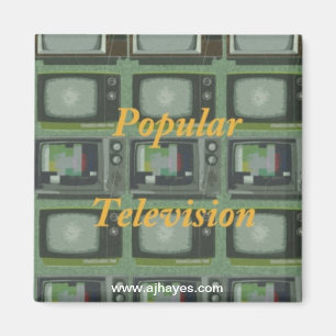 Populär televisionmagnet magnet