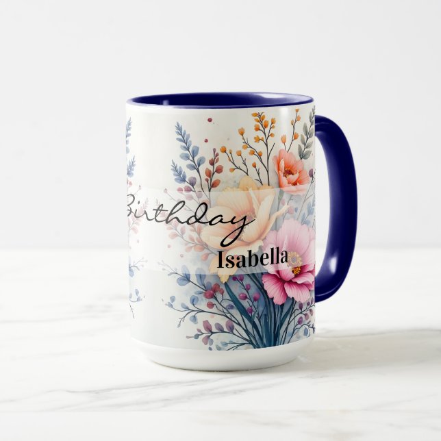 Popular Wildflowers Beautiful Luxury Collection Mugg (Framsida höger)