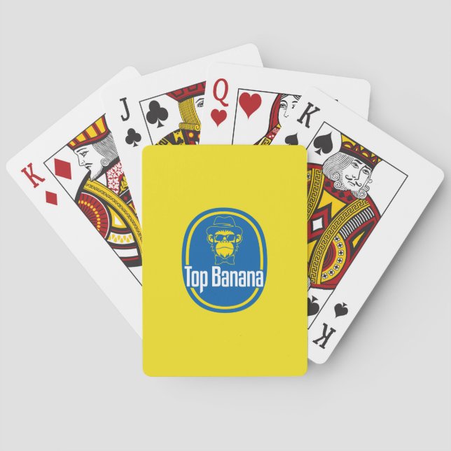 Populära Banana-uppspelningskort Casinokort (Baksidan)