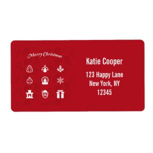 Populära ikoner för god jul har angetts fraktsedel