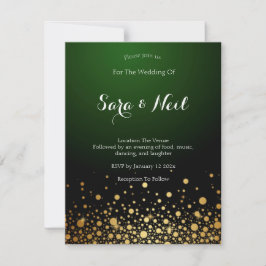 Populära inbjudningar till Emerald Grönt Wedding