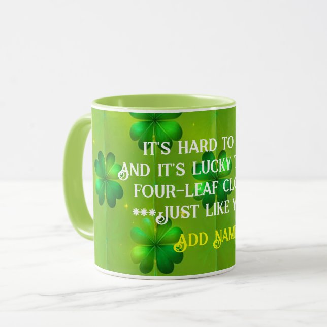 Populära insamlingar i St patrick's day Klöver 4 Mugg (Framsida vänster)