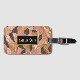 Populära insamlingen av Löv för  Rosa Guld Boho Bagagebricka