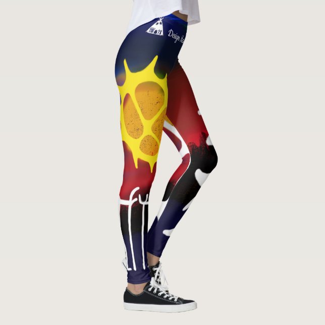 Populära leggings med samiska mönster och färger! (Höger)