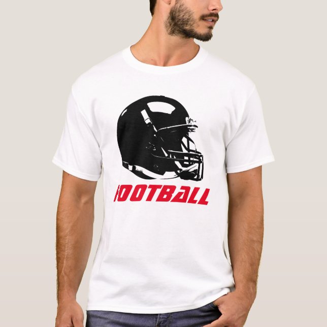 Populära sportar Helmet T-Shirt (Framsida)