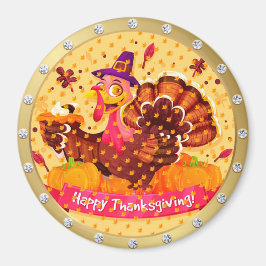 Populäraste Happy thanksgiving-magnet Magnet