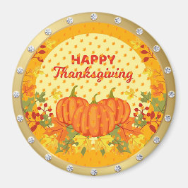 Populäraste Happy thanksgiving-magnet Magnet