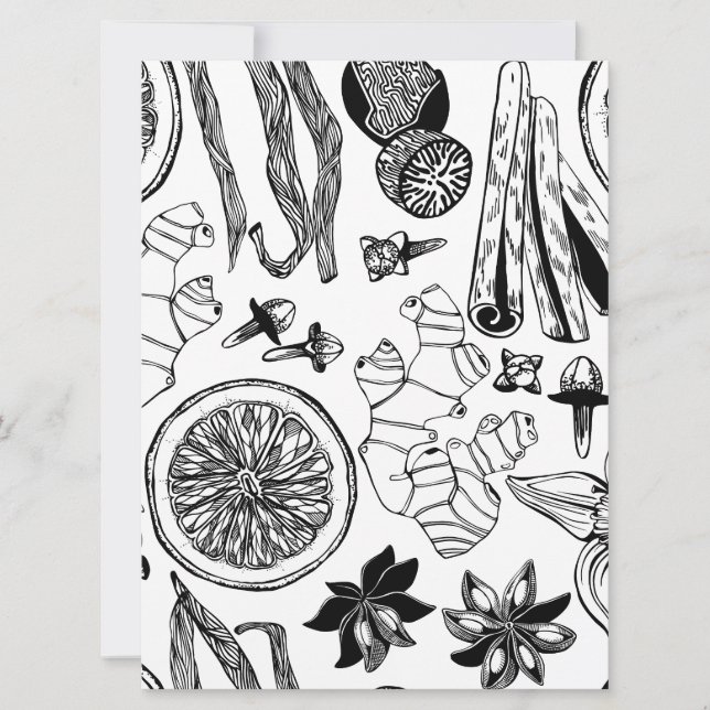 "Populäraste italienska Mat och lacker" Julkort (Framsida)