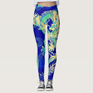 Populäraste nye kinesisk kejsar, drakmer leggings