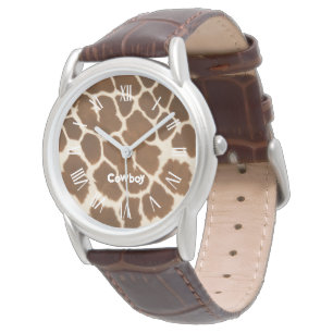 Populärsamling av elegant Cow Faux-läder Armbandsur