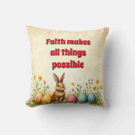 Populärsamling av små kaniner och Påskägg Kudde