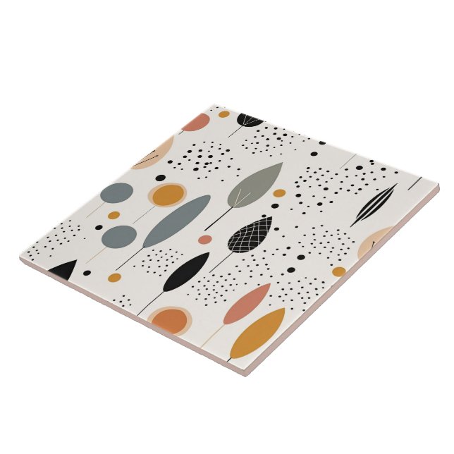Populärsamling för abstrakt Boho Retro Kakelplatta (Sidan)