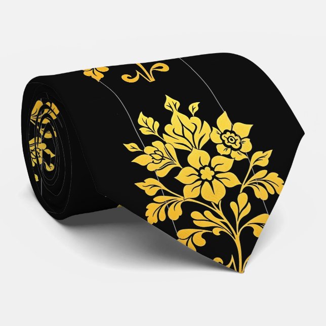 Populärsamling för elegant-Blommigt Slips (Rullad)