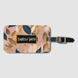 Populärsamling för  Rosa Guld Boho Löv Bagagebricka