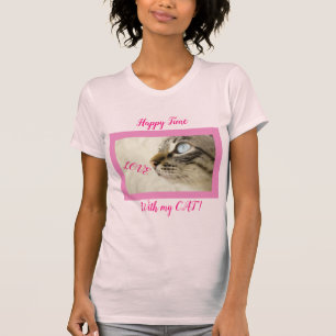Populärt bästa Cute Cat Pet T Shirt