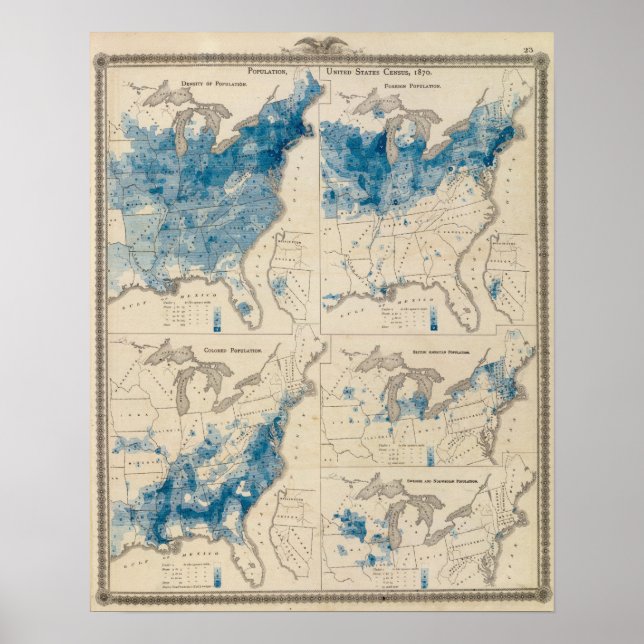 Population United States census 2 Poster (Framsidan)