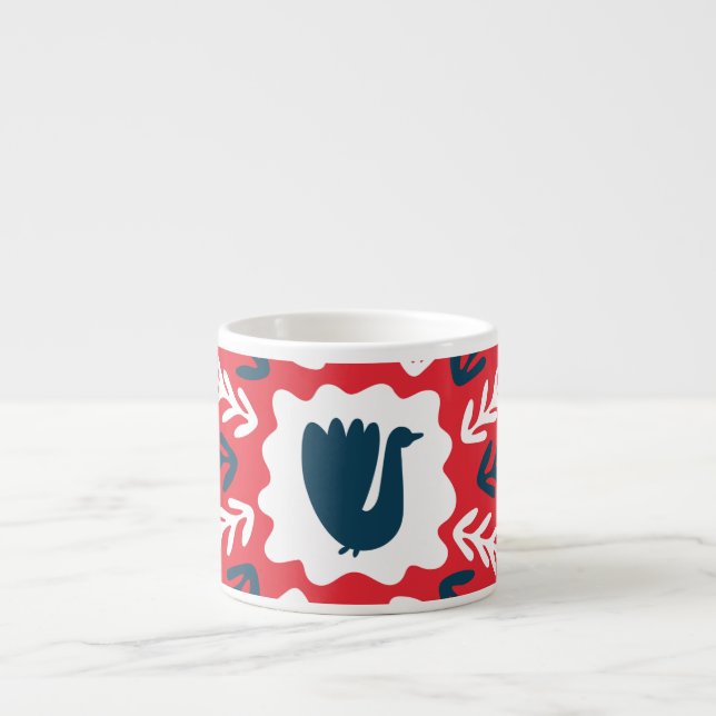 Populationsdule Art jul Tile Espressomugg (Framsidan)