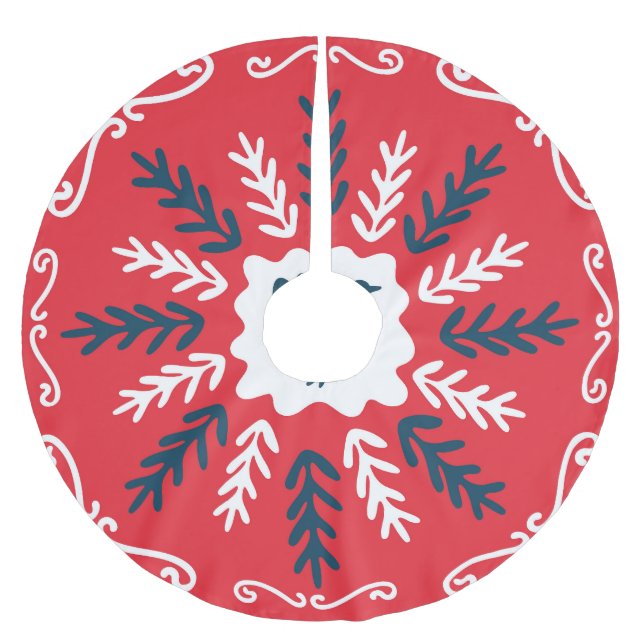 Populationsdule Art jul Tile Julgransmatta Borstad Polyester (Framsidan)