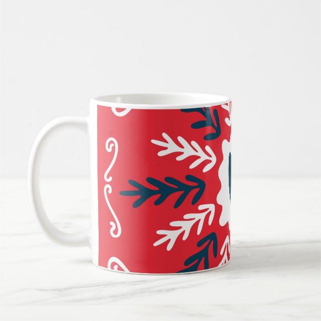 Populationsdule Art jul Tile Kaffemugg (Vänster)