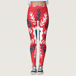 Populationsdule Art jul Tile Leggings