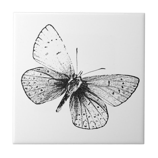Popup Art Butterfly Kakelplatta (Framsidan)