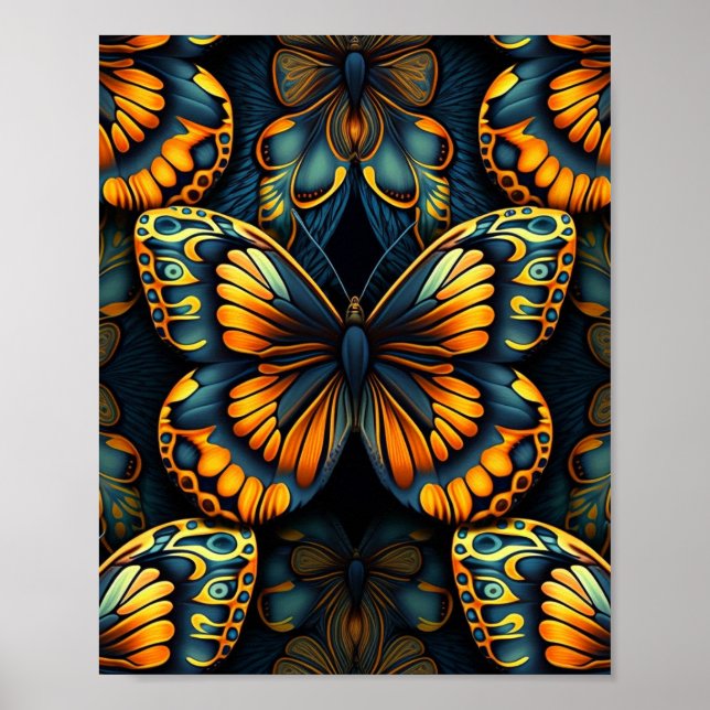 Popup Art Butterfly Poster (Framsidan)