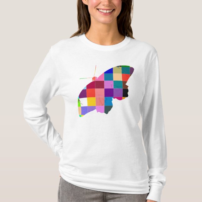Popup Art Butterfly T-shirt (Framsida)