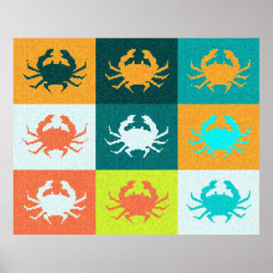 Popup Art Crab Poster 2