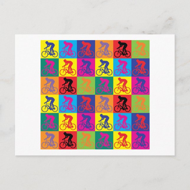 Popup Art-cykling Vykort (Framsida)