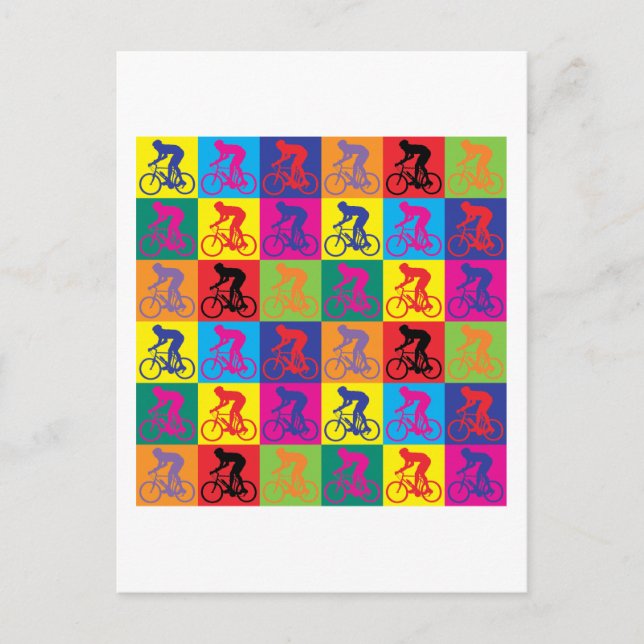 Popup Art-cykling Vykort (Framsida)