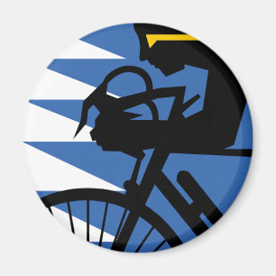 Popup Art-cyklist Magnet