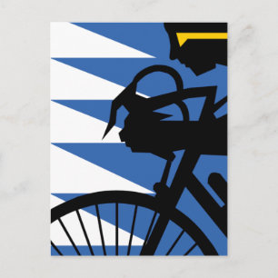 Popup Art-cyklist Vykort