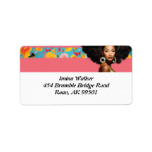 Popup Art Dreams: Diva-ish Delight Label