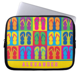 Popup Art Flinflip flops Laptop Sleeve