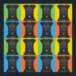 Popup-Art för Kerry Blue Terrier Hund Tecknad Poster<br><div class="desc">Pop-Art för Kerry Blue Terrier Tecknad</div>