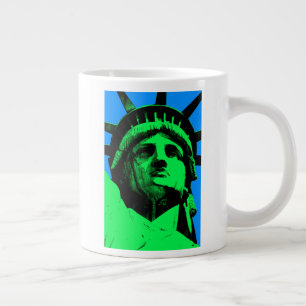 Popup Art-Frihetsgudinnan Jumbo Mugg
