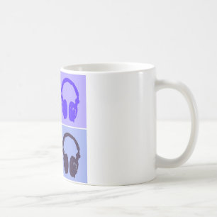 Popup Art-hörlurar Kaffemugg