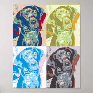 Popup Art-Hund Poster
