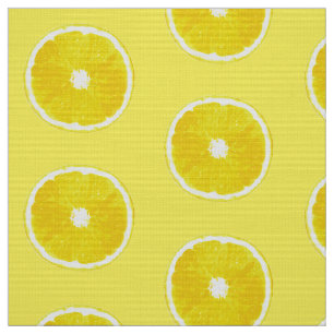 Popup Art Lemon-segment - mjuk gult Tyg