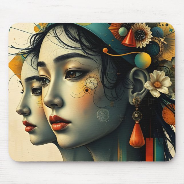 Popup Art-musknapp Musmatta (Framsidan)