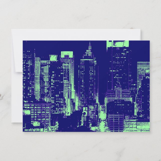 Popup Art New York City-inbjudan Inbjudningar (Framsida)